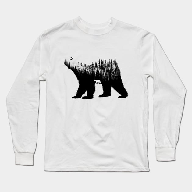 The Bear Long Sleeve T-Shirt by barmalisiRTB